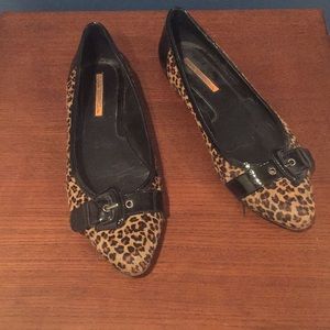 Via Spiga Leopard Print Flats